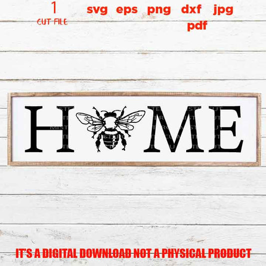 home, welcome sign vector design, funny, cute svg, home bee, gift, jpg transfer, cut file, png high resolution, eps, pdf