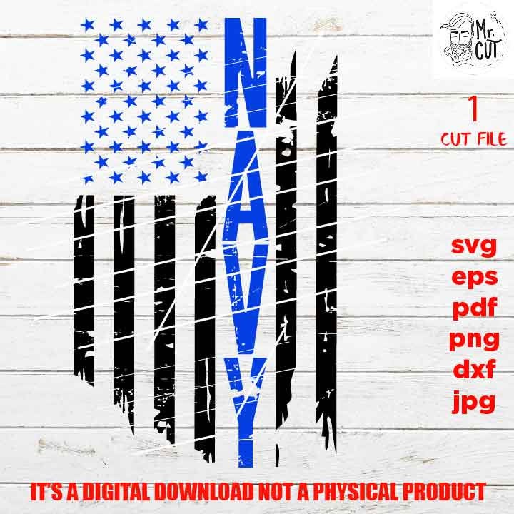 USA navy veteran flag, navy flag, Svg, Distressed Flag Svg, fourth of july, veteran day, Cut Files, Design T-shirt, vector, dxf, jpg, png