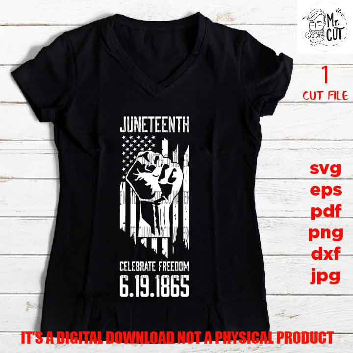 Juneteenth svg, Juneteenth 1865, Freedom 1865,  African American Freedom PNG, Dxf, usa flag, black history, black king, black queen