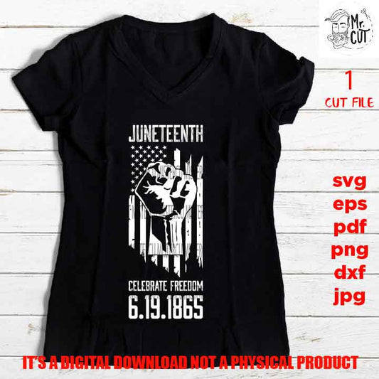 Juneteenth svg, Juneteenth 1865, Freedom 1865,  African American Freedom PNG, Dxf, usa flag, black history, black king, black queen