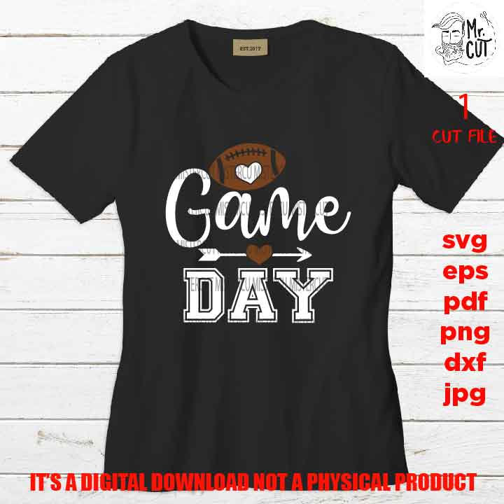 game day svg , sports SVG, PNG, Dxf, eps, mirrored jpg, football svg, mom, football t shirt, mother t shirt