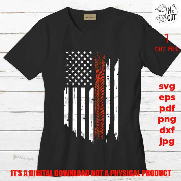 USA off road flag, truck car flag, Svg, Distressed Flag, fourth of july, four wheel drive, Cut Files, Design shirt, vector, dxf, jpg, png