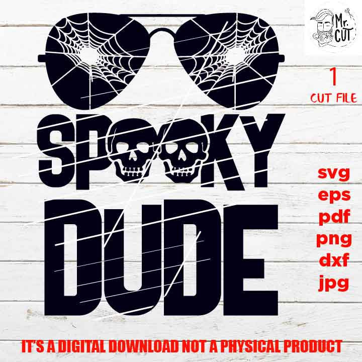 spooky dude design, halloween boy shirt vector design svg, png high resolution, DxF, EpS, cut file, jpg, pdf, halloween sign or shirt svg