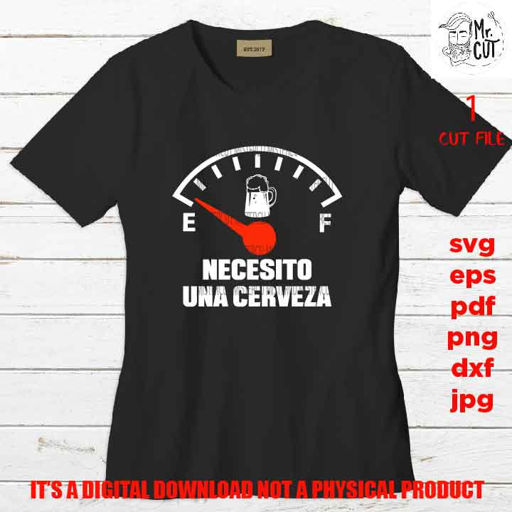 necesito una cerveza, beer lover shirt vector design Drinking, dxf, jpg, png high resolution, beer svg, funny shirt, funny saying