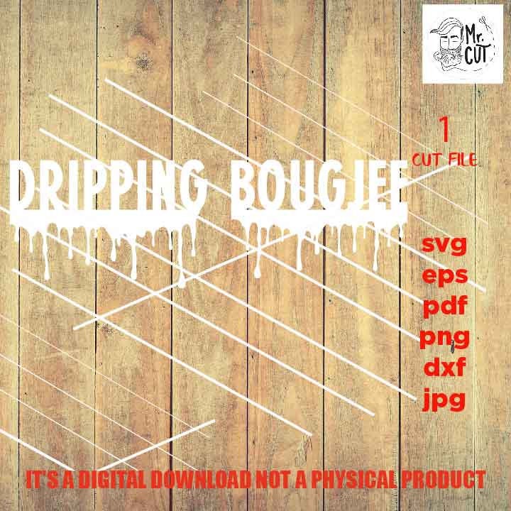 drippin bougjee svg, DxF, EpS, cut file, jpg reverse, black svg, black queen svg, cut files, Sexy Diva Glitter Design, melanin dripping svg