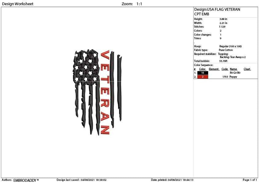 Machine Embroidery, USA flag veteran gift idea PES, xxx, hus & more, embroidery files , husband pes