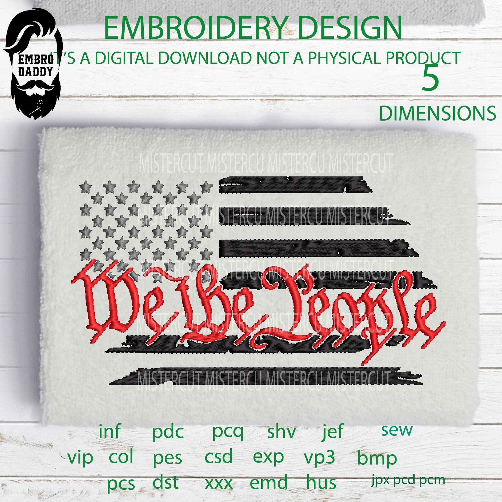 Machine Embroidery, we the peolpe we will defend the second, 4th july American Flag gift idea PES, xxx, hus & more, patriotic veteran emb