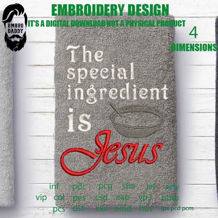 Machine Embroidery, special ingredients Christ embroidery files, christian, gift idea PES, xxx, hus & more, embroidery files, easter