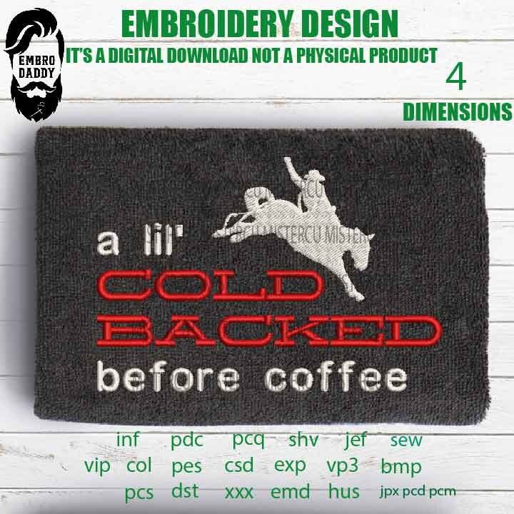 Machine Embroidery,lil cold backed,  embroidery files, gift idea PES, xxx, hus & more,