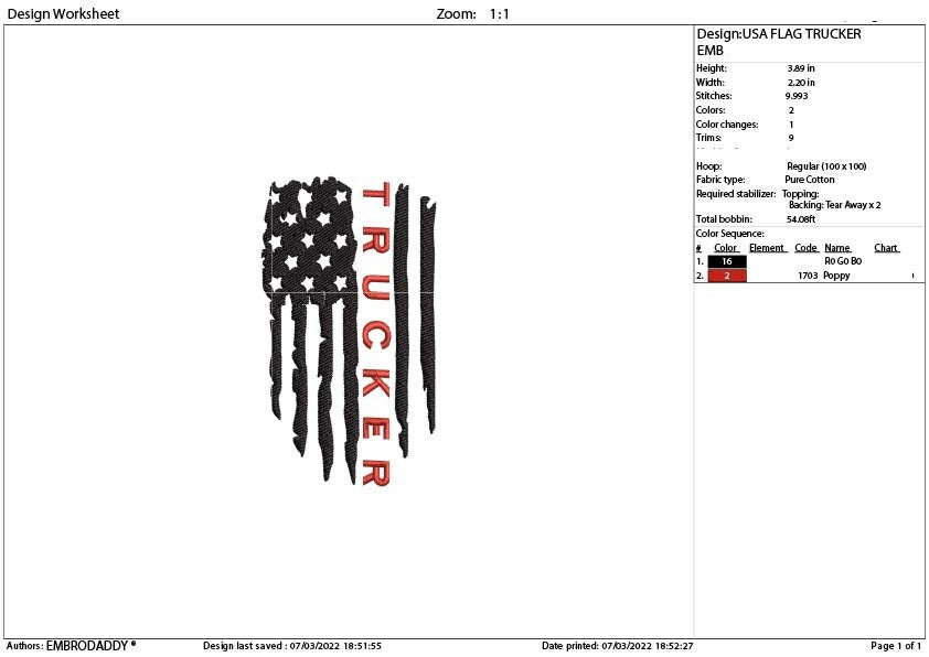 Machine Embroidery, USA flag trucker gift idea PES, xxx, father day flag gift idea, hus & more, embroidery files , husband pes