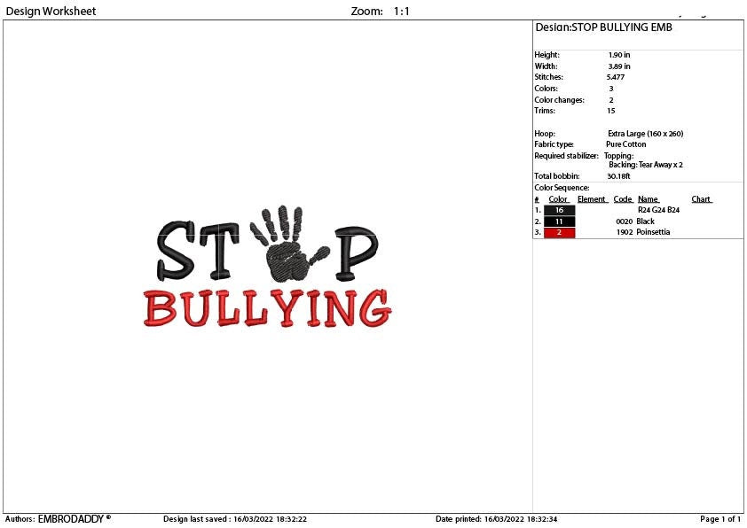 Machine Embroidery, stop bullying emb files, peace love, Anti Bullying gift idea PES, xxx, hus & more, embroidery files digital download