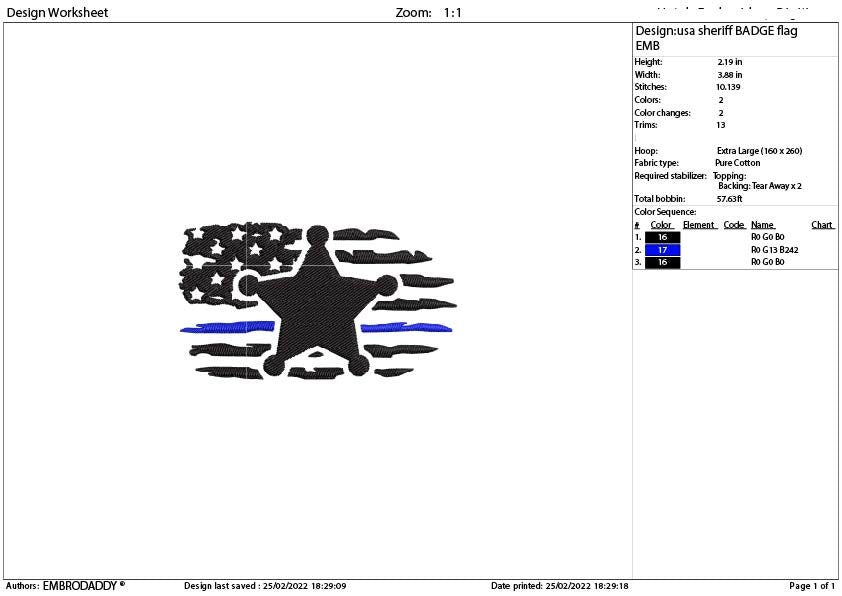 Machine Embroidery, USA Sheriff Badge Thin Blue Line USA flag gift idea PES, xxx, hus & more, embroidery files back the blue, husband pes