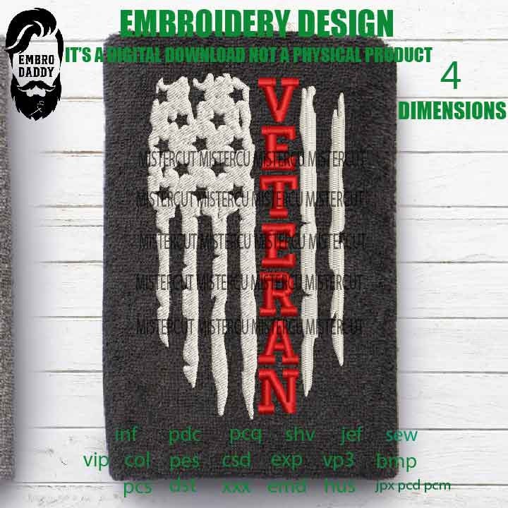 Machine Embroidery, USA flag veteran gift idea PES, xxx, hus & more, embroidery files , husband pes, usa flag gift idea pes