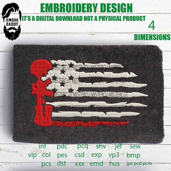 Machine Embroidery, Usa flag fallen soldier pes files, American Flag gift idea PES, xxx hus & more, patriotic, fathers day, Dad