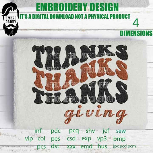 Machine Embroidery,thanks giving embroidery files, christian, gift idea PES, xxx, hus & more, embroidery files, thanks giving pes