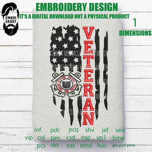 Machine Embroidery, USA flag veteran gift idea PES, xxx, hus & more, embroidery files , husband pes, usa flag gift idea pes